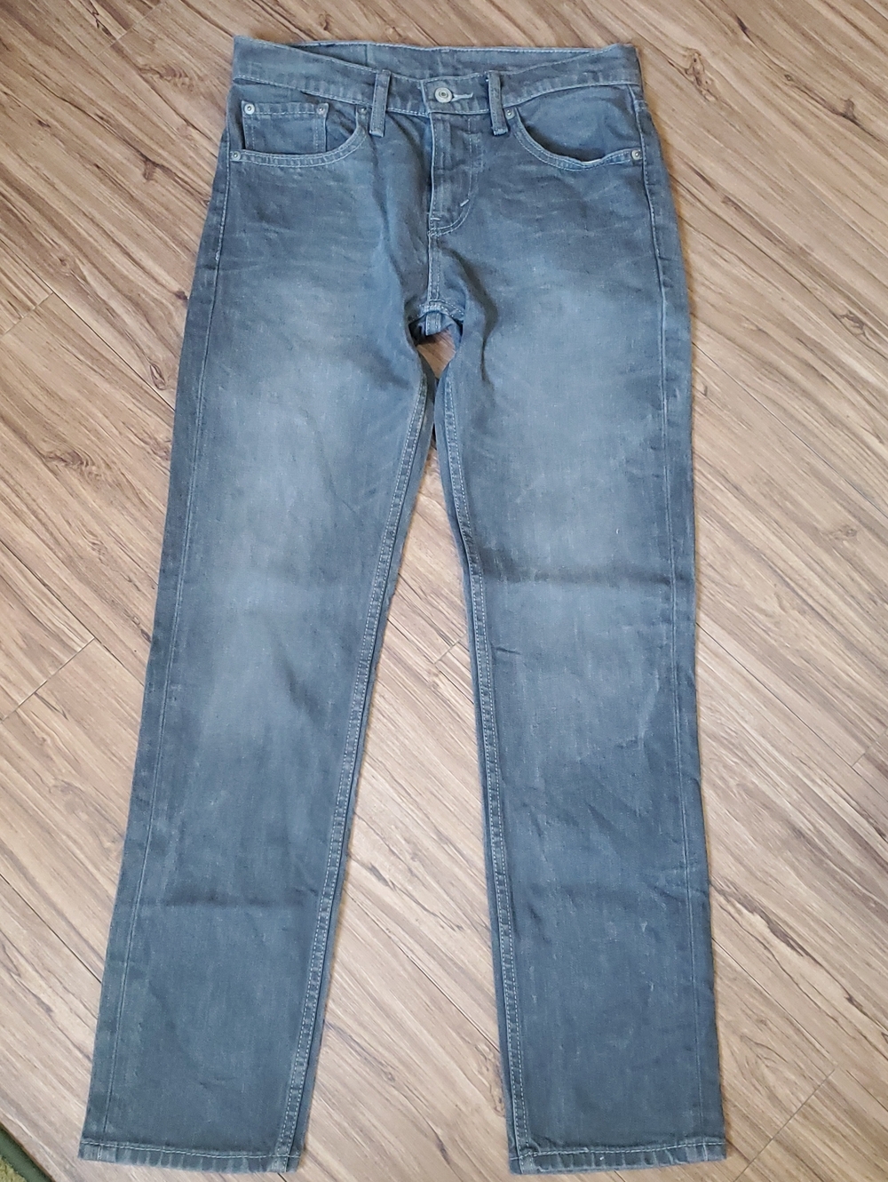 Levi's 511 Womens Slim Straight Jeans in Faded Gray
